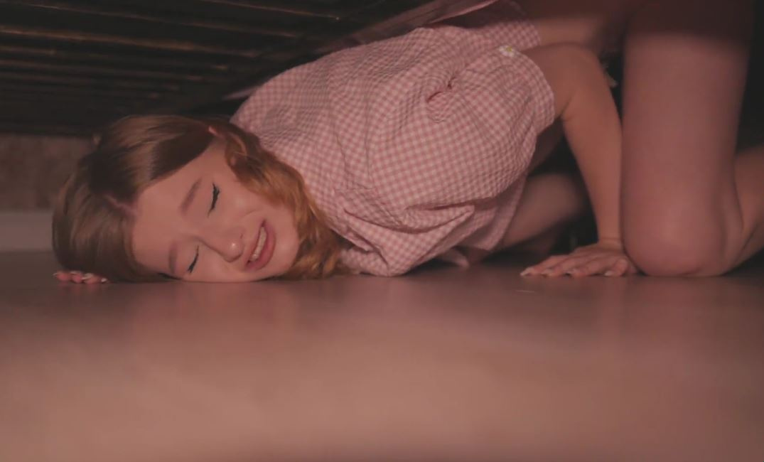 Fucking the older sister trapped under the bed